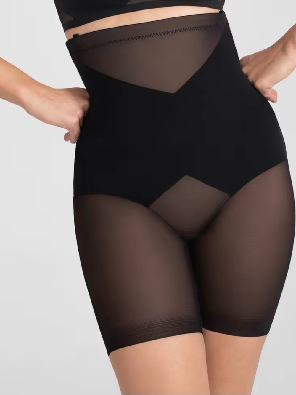 Honeylove High-Waist Black maximum compression Shapewear Sz M